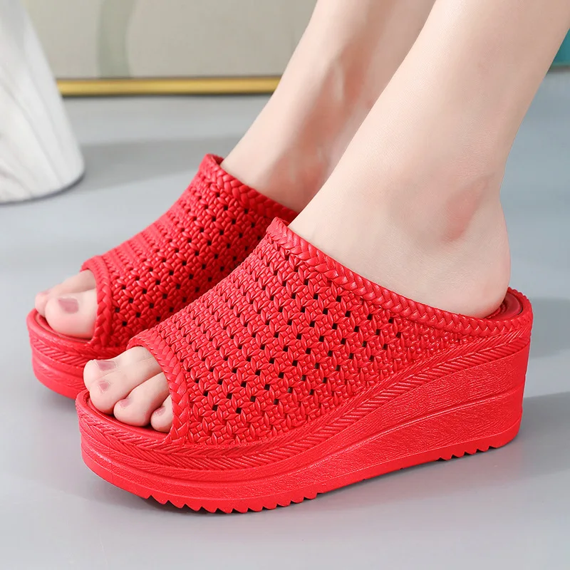 Sandales compensées de qualité PVC 2024 - image de produit 9