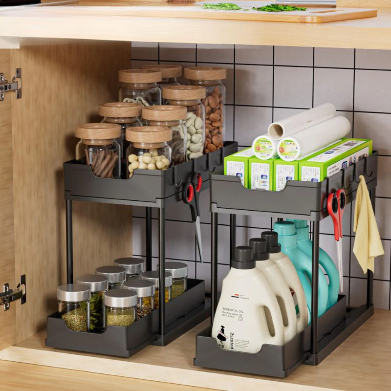 rangement coulissant pour la cuisine